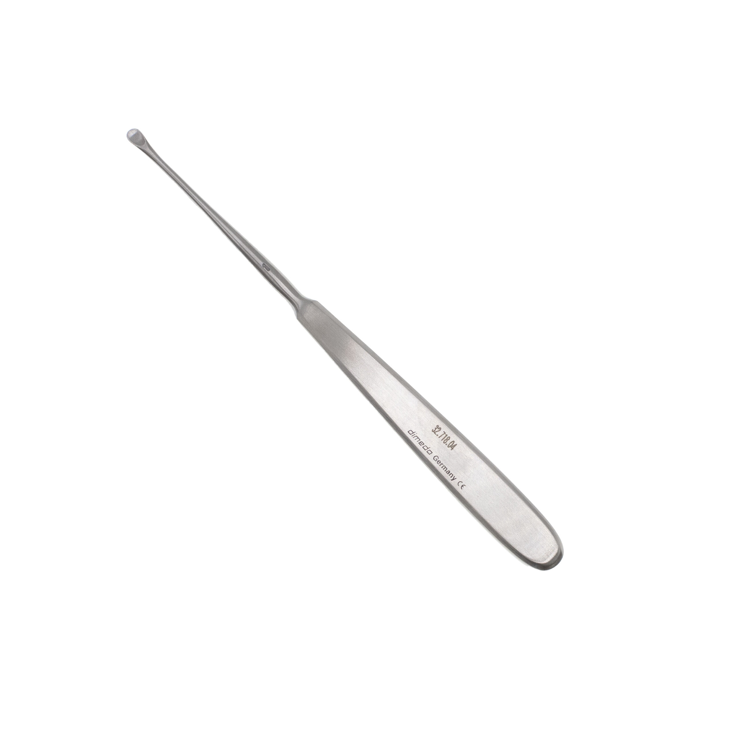 Rasparatorium Wiberg rak lätt skålformad spets 4mm, 17cm - Bild 3